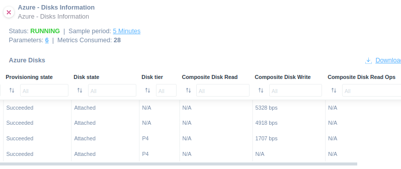 Azure Disks information 4